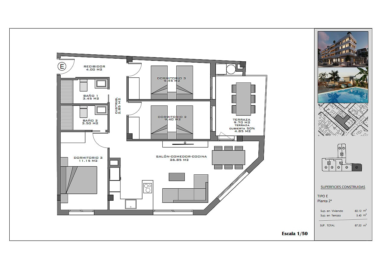 Central Apartments for Sale in Santa Pola, Costa Blanca, Spain - 132487