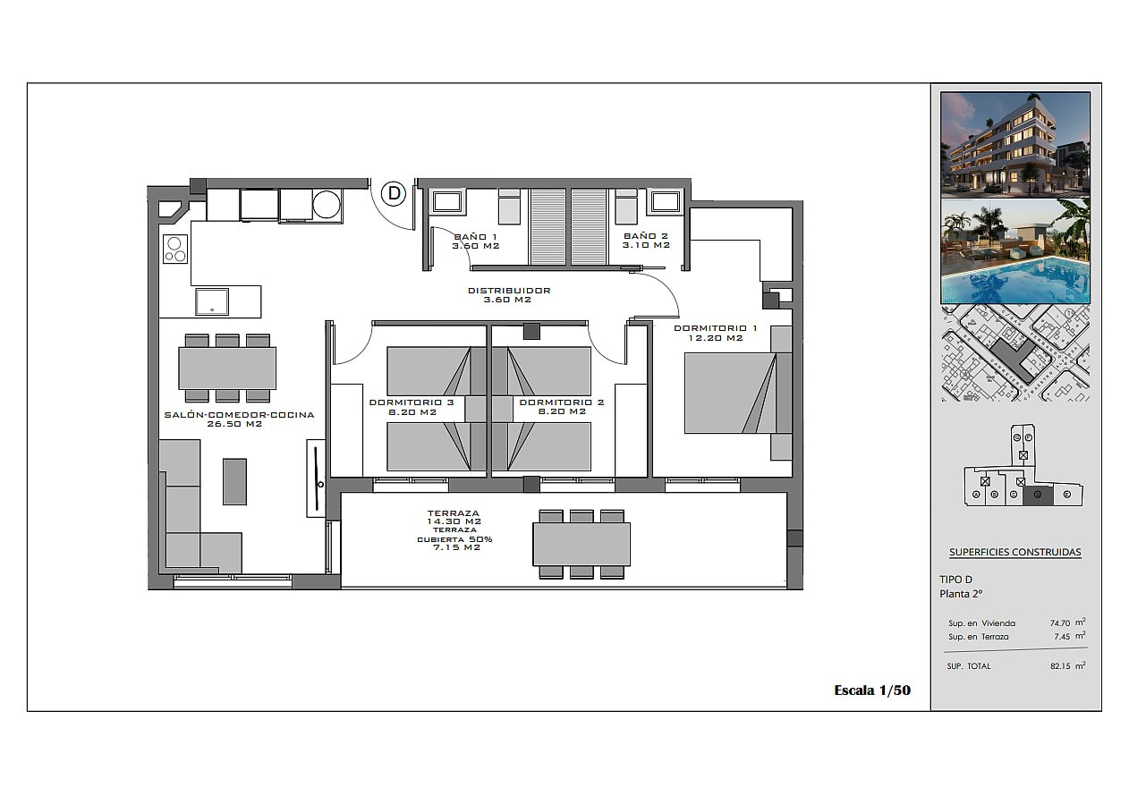 Central Apartments for Sale in Santa Pola, Costa Blanca, Spain - 132488