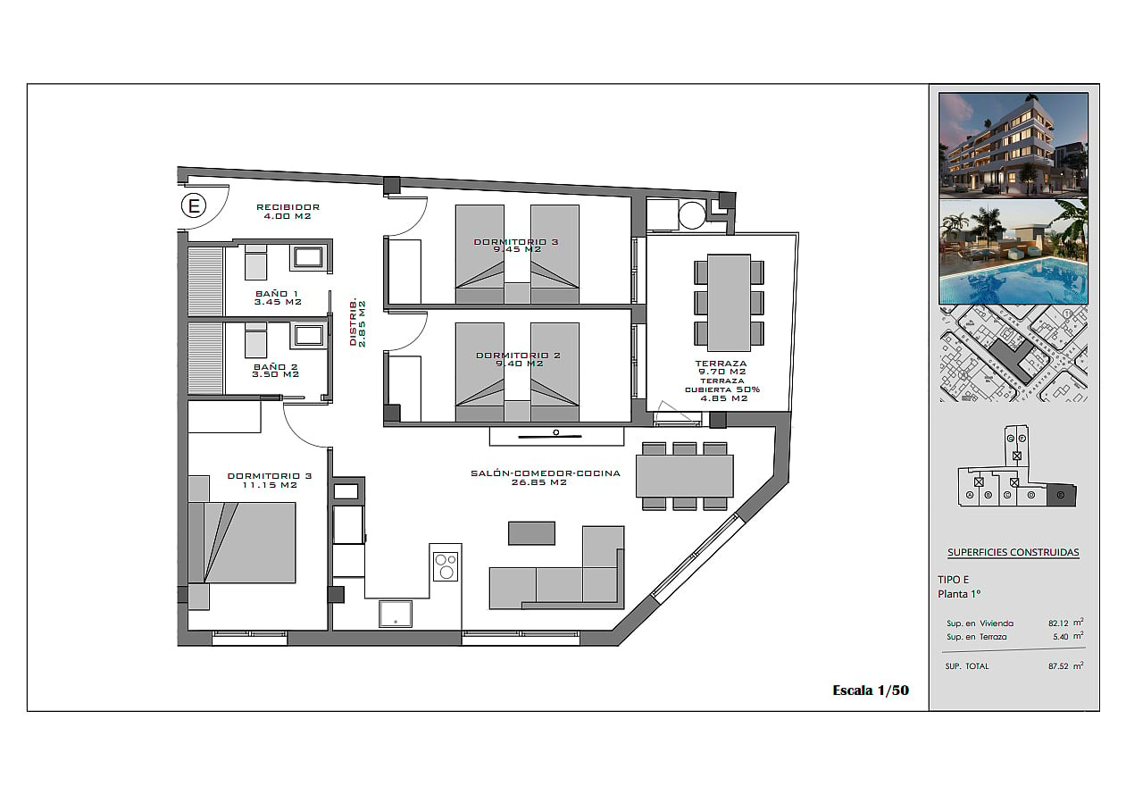 Central Apartments for Sale in Santa Pola, Costa Blanca, Spain - 132494