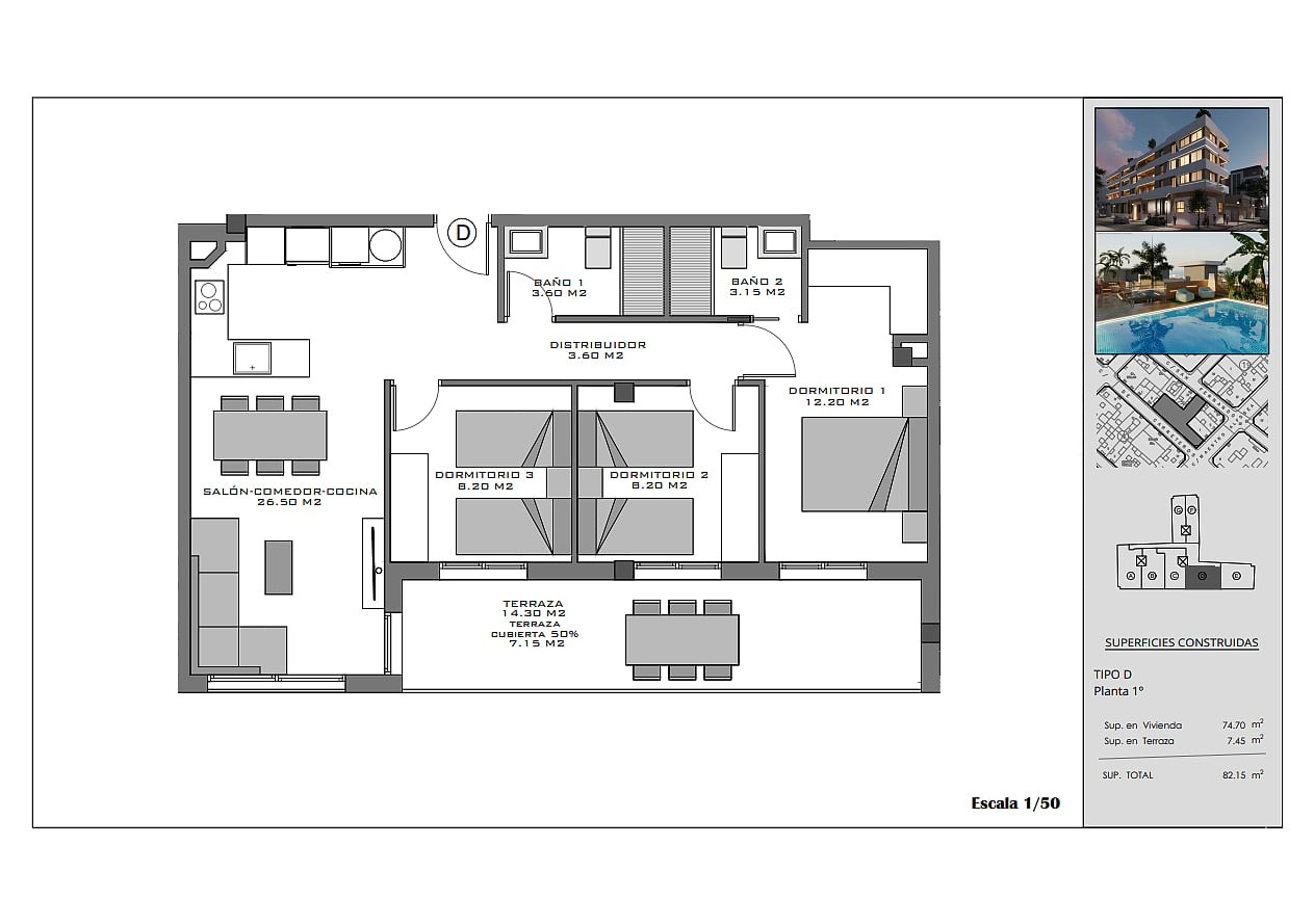 Central Apartments for Sale in Santa Pola, Costa Blanca, Spain - 132495