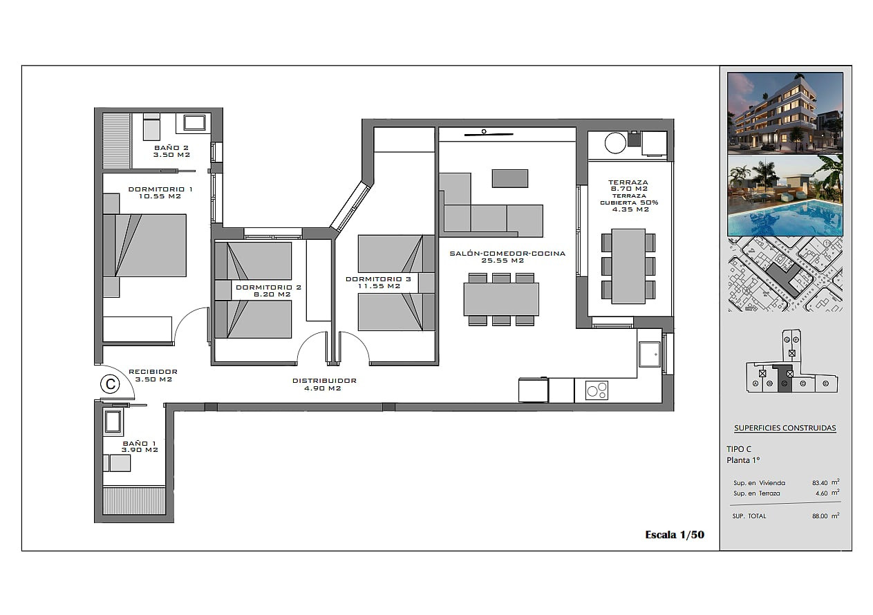 Central Apartments for Sale in Santa Pola, Costa Blanca, Spain - 132496