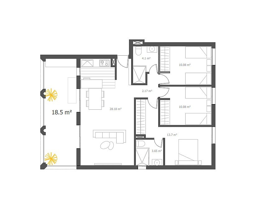 Sea View Apartments for Sale in Villajoyosa, Costa Blanca, Spain - 132549