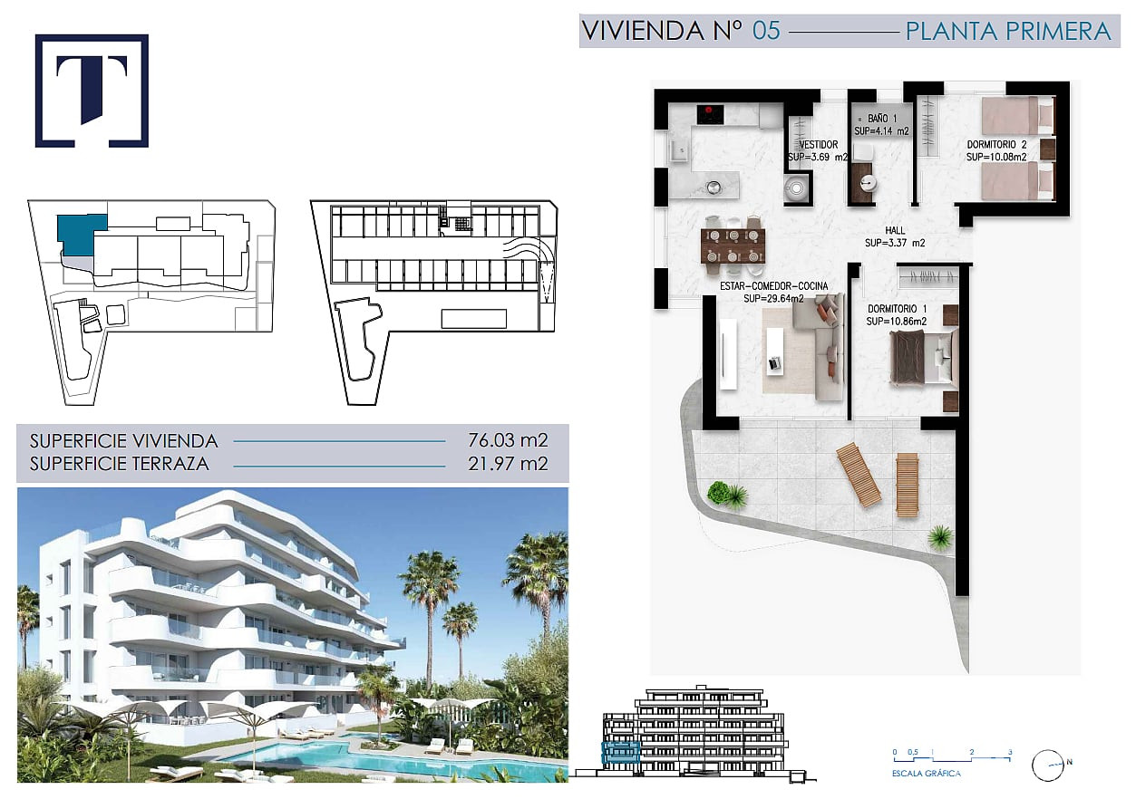 Apartments for Sale in Pilar de la Horadada, Costa Blanca, Spain - 132561