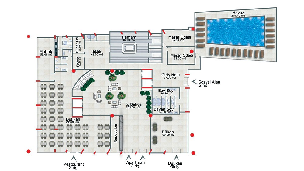 Ekskluzywne apartamenty nad samym morzem w Mahmutlar, Alanya - 7987