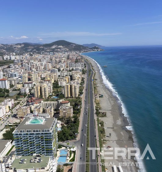 Ekskluzywne apartamenty nad samym morzem w Mahmutlar, Alanya - 8000
