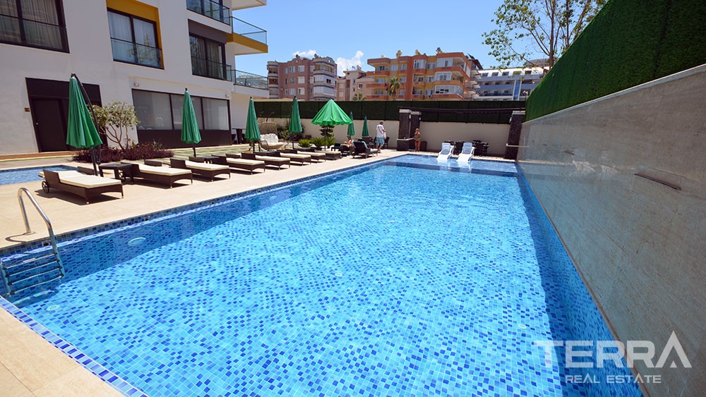 Günstige Wohnungen in Alanya Oba, nur 160 m vom Strand entfernt - 8013