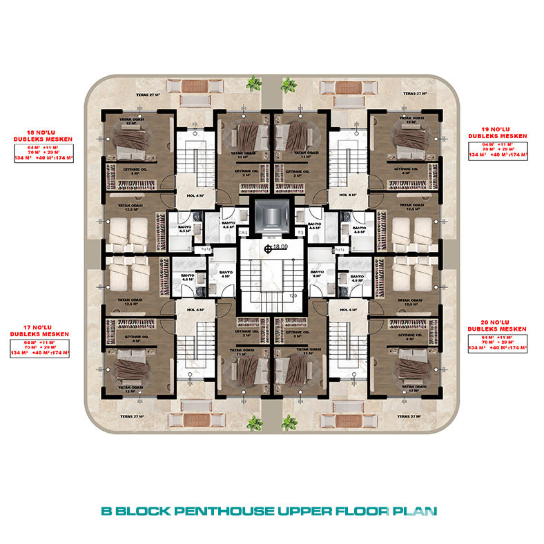 Luxury Apartments for Sale in Alanya Center, Turkey - 133078