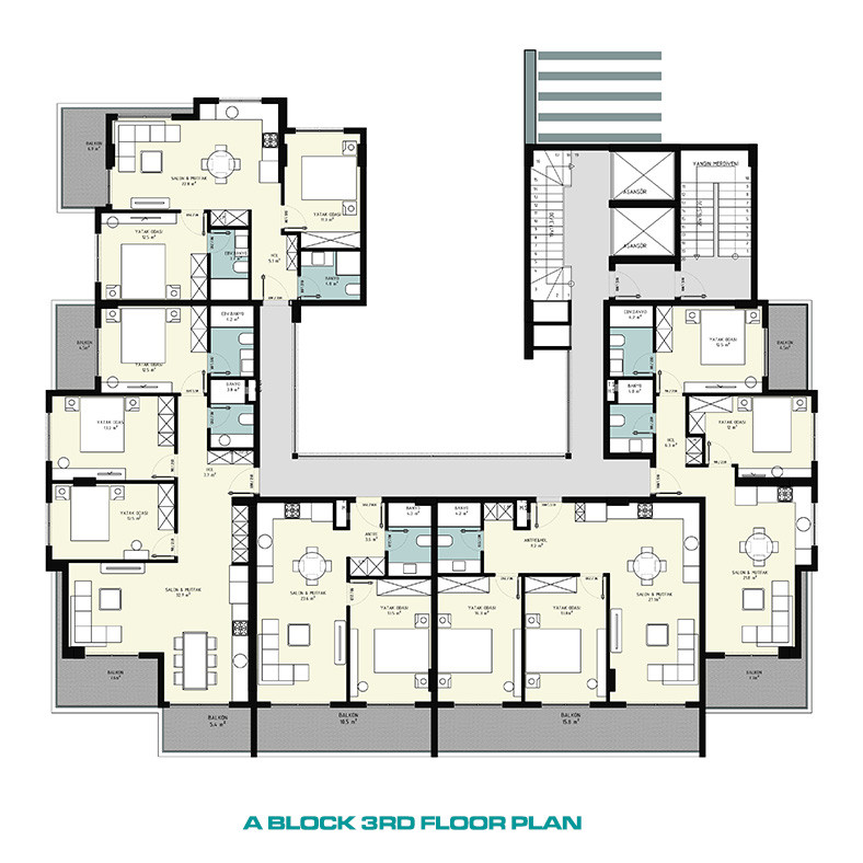 Apartments for Sale in Alanya Center, Turkey - 133118