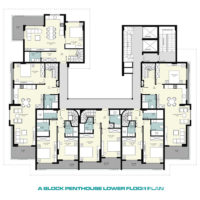 Apartments for Sale in Alanya Center, Turkey - 133119