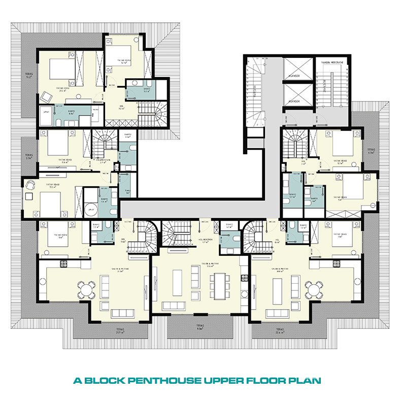 Apartments for Sale in Alanya Center, Turkey - 133120