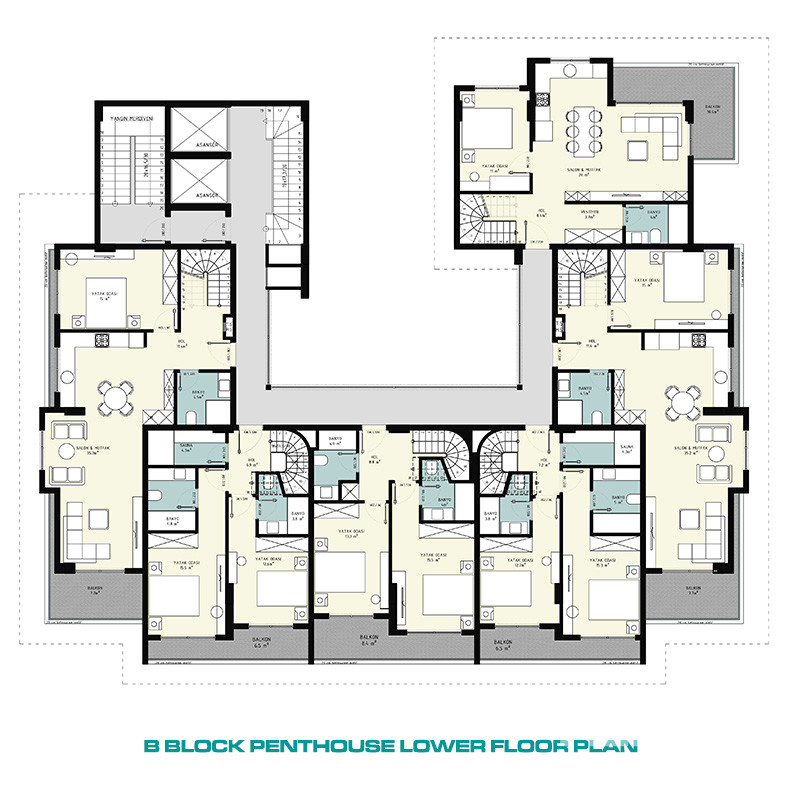 Apartments for Sale in Alanya Center, Turkey - 133122
