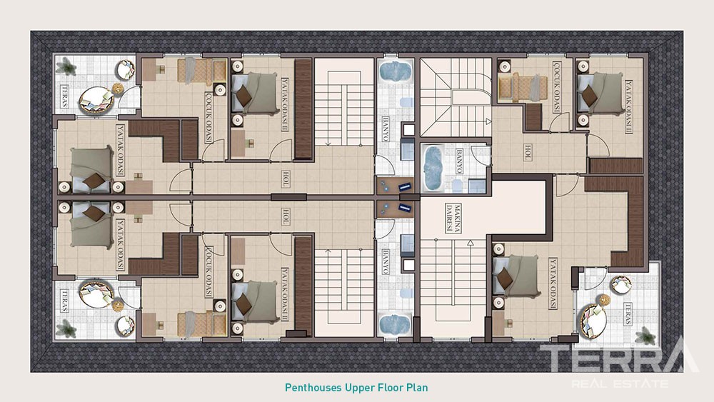 Apartments for sale in the core of Alanya - 8307