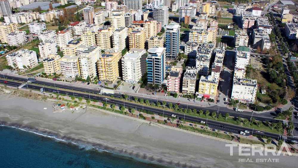 Strandwohnungen zum Verkauf in Mahmutlar, Alanya - 8346