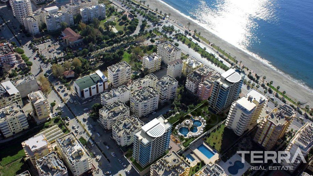 Beachfront apartments for sale in Mahmutlar, Alanya