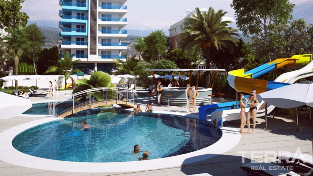 Strandwohnungen zum Verkauf in Mahmutlar, Alanya - 8354