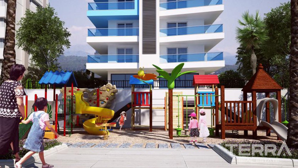 Strandwohnungen zum Verkauf in Mahmutlar, Alanya - 8356