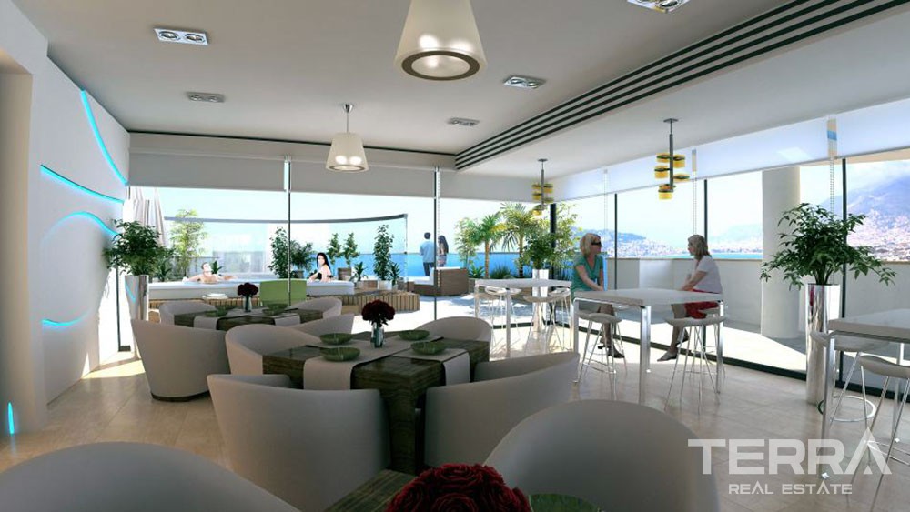 Strandwohnungen zum Verkauf in Mahmutlar, Alanya - 8357