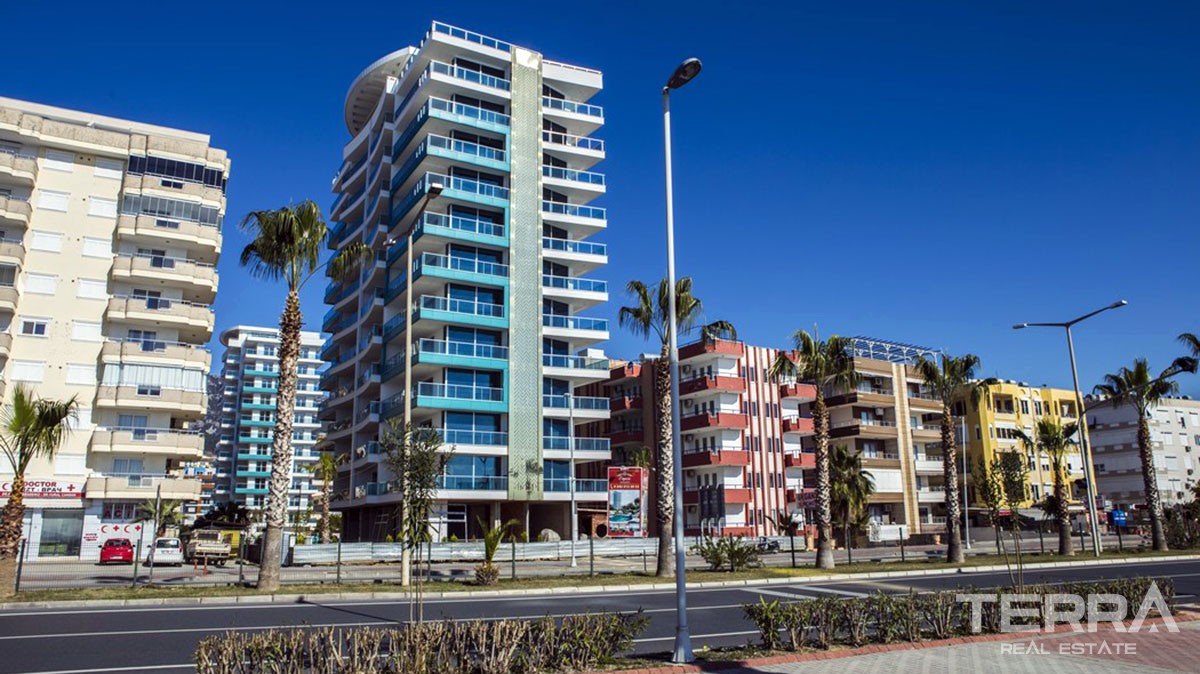 Strandwohnungen zum Verkauf in Mahmutlar, Alanya - 8358