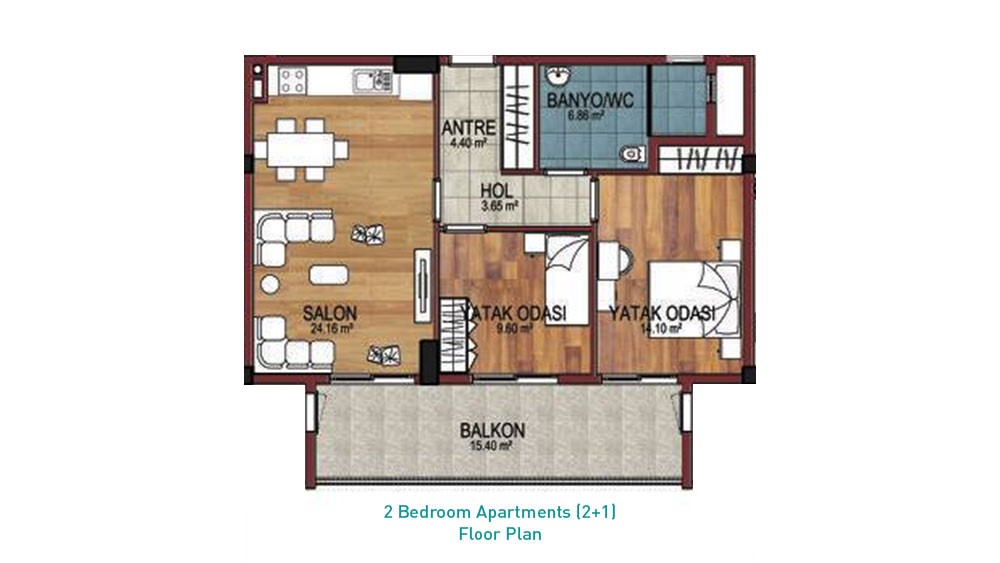 Spacious apartments for sale in Mahmutlar, Alanya - 8663