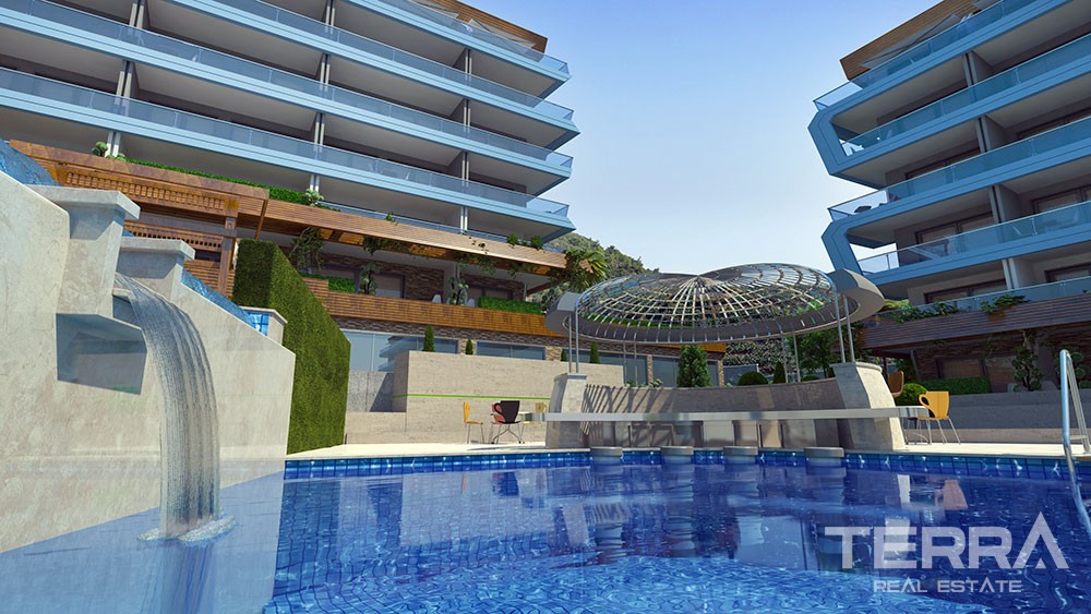 Exclusive apartments with sea view in Kargıcak, Alanya – Eco Marine - 8670