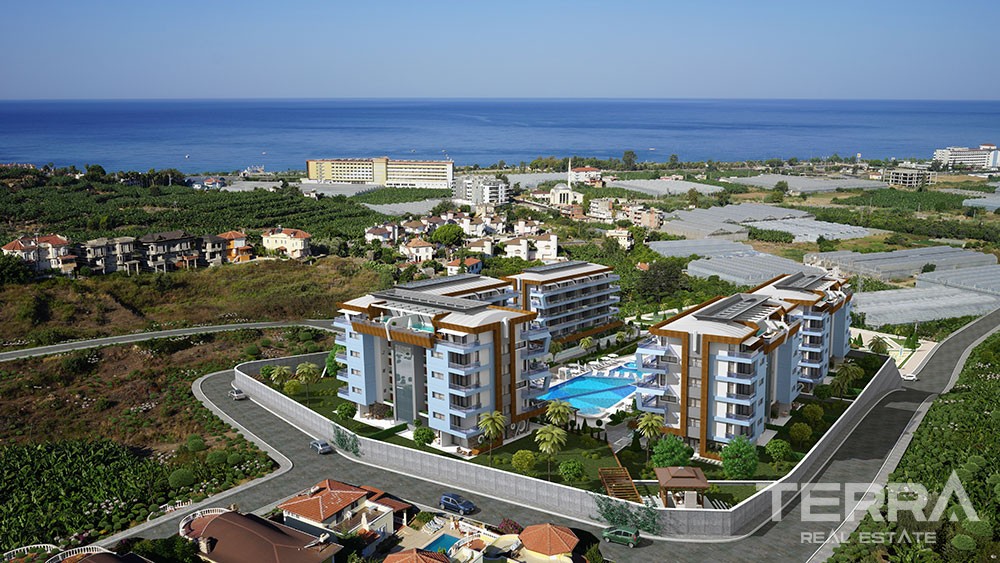 Exclusive apartments with sea view in Kargıcak, Alanya – Eco Marine - 8671