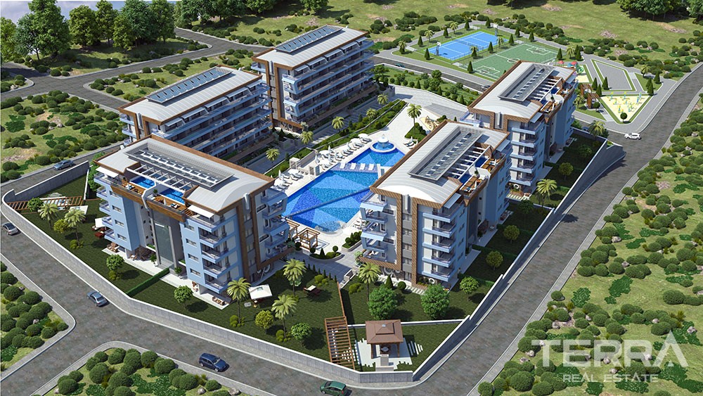 Exclusive apartments with sea view in Kargıcak, Alanya – Eco Marine - 8686