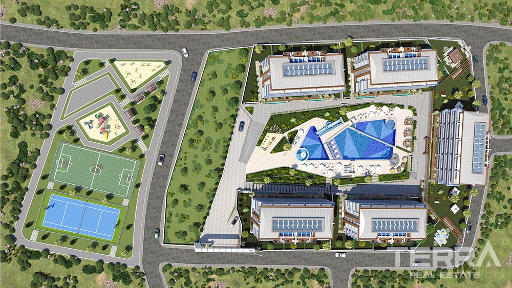 Exclusive apartments with sea view in Kargıcak, Alanya – Eco Marine - 8691