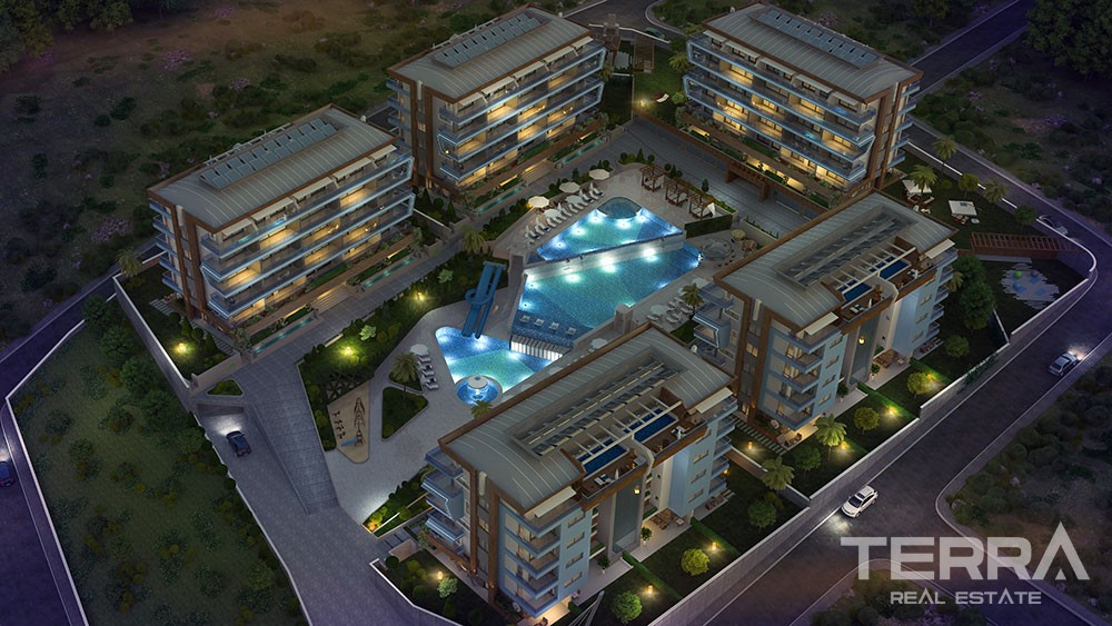 Exclusive apartments with sea view in Kargıcak, Alanya – Eco Marine - 8693