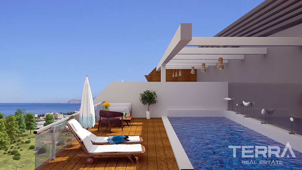 Exclusive apartments with sea view in Kargıcak, Alanya – Eco Marine - 8694