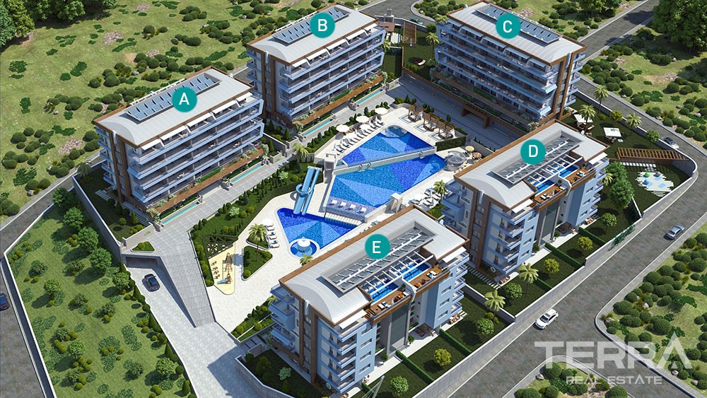 Exclusive apartments with sea view in Kargıcak, Alanya – Eco Marine - 8695