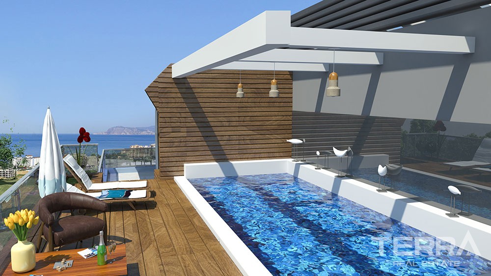Exclusive apartments with sea view in Kargıcak, Alanya – Eco Marine - 8698