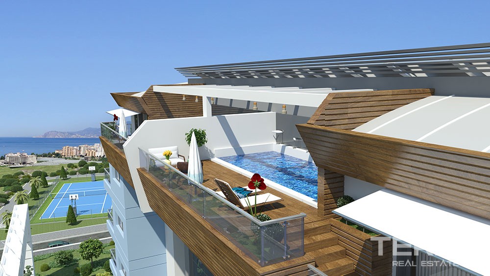 Exclusive apartments with sea view in Kargıcak, Alanya – Eco Marine - 8699