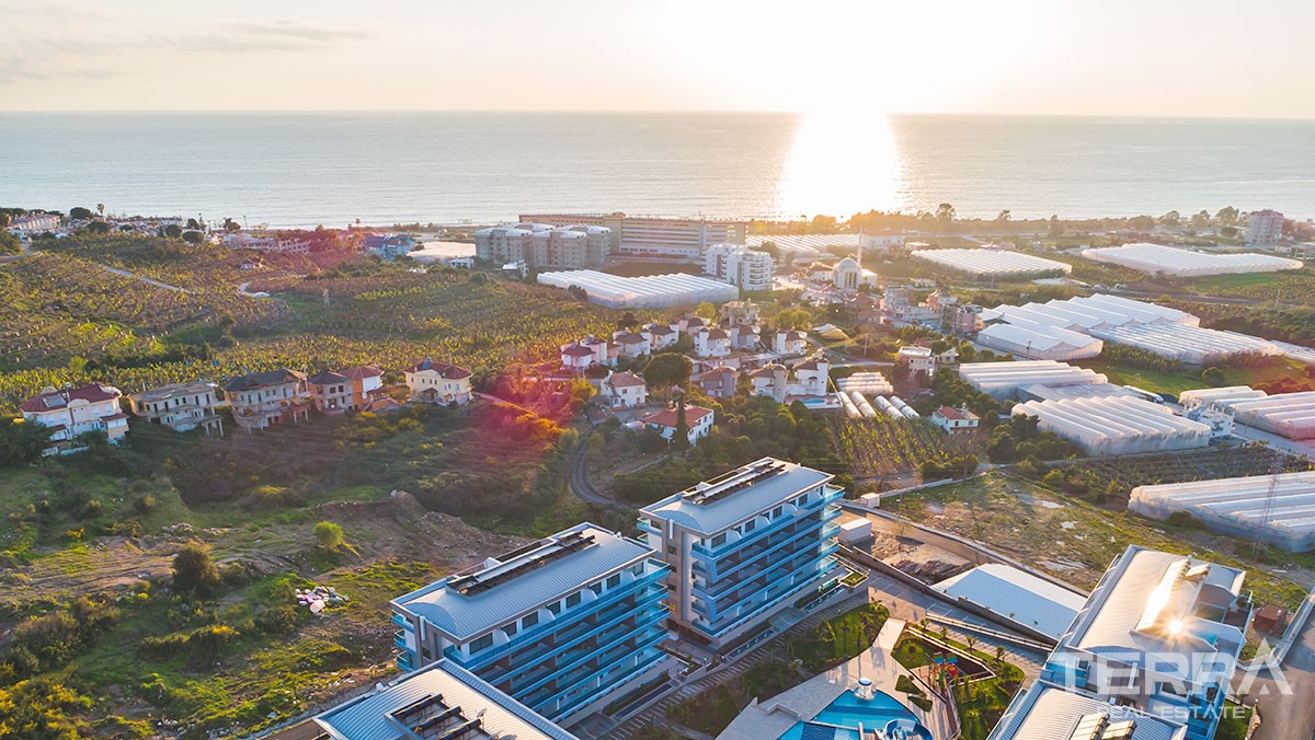 Exclusive apartments with sea view in Kargıcak, Alanya – Eco Marine - 21843