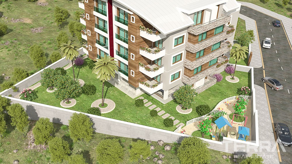 Spacious apartments with panoramic Alanya view - 8778