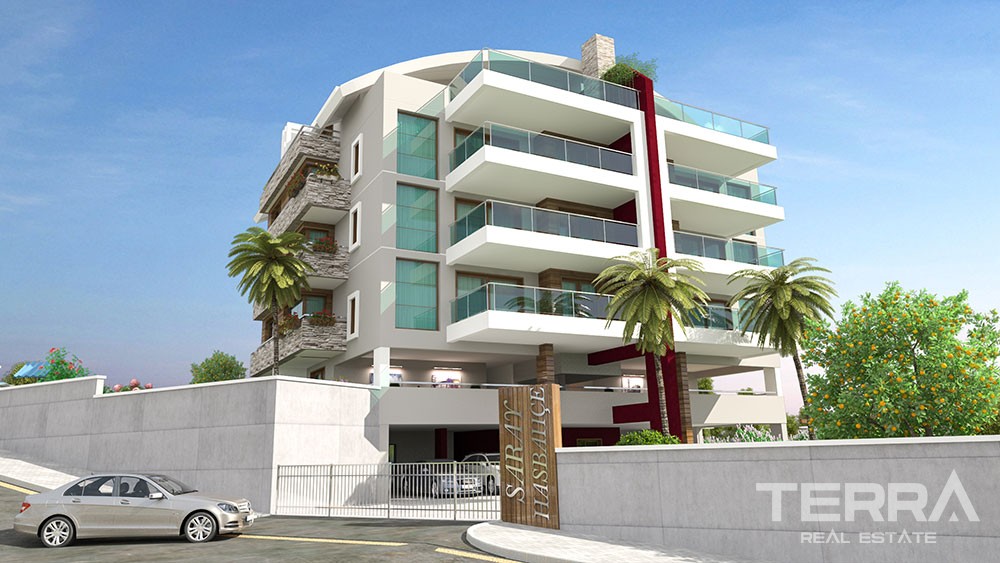 Spacious apartments with panoramic Alanya view - 8779