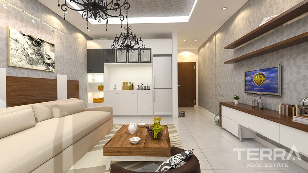 Spacious apartments with panoramic Alanya view - 8785