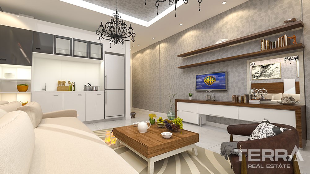 Spacious apartments with panoramic Alanya view - 8787