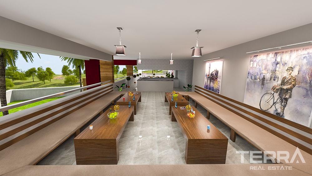 Spacious apartments with panoramic Alanya view - 8792
