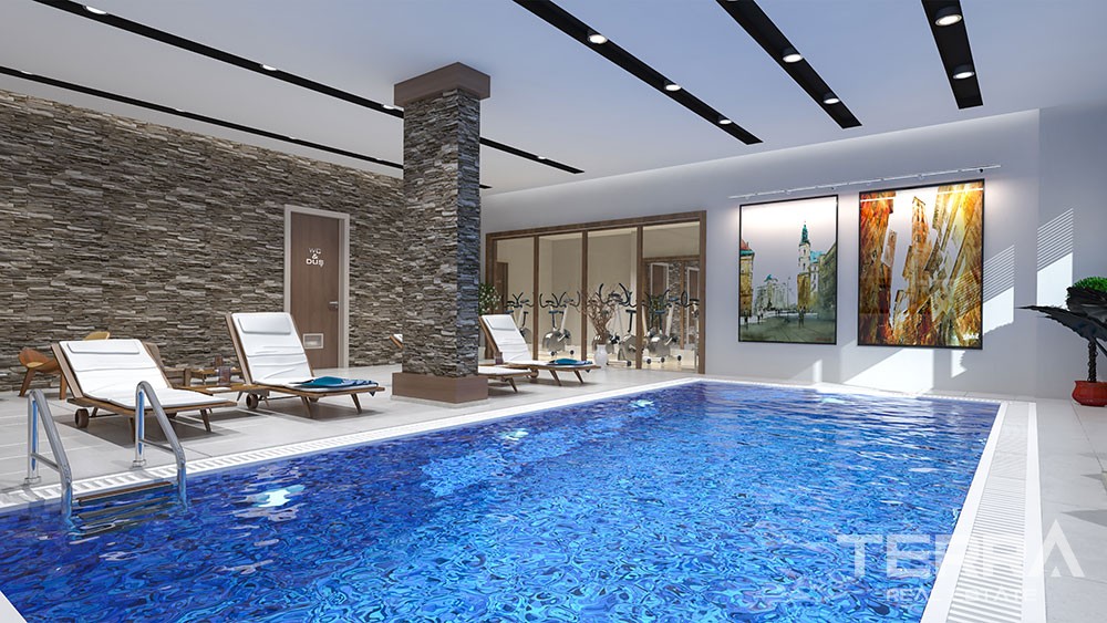 Spacious apartments with panoramic Alanya view - 8795