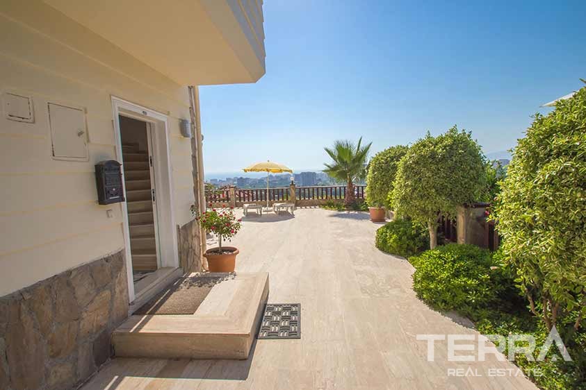 Sea view villas for sale in Alanya, Kargicak - 8808