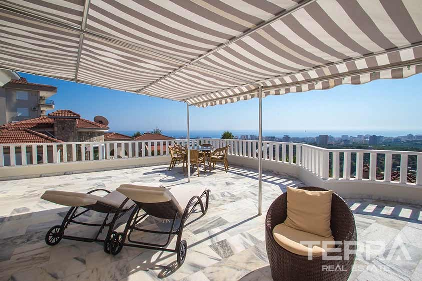 Sea view villas for sale in Alanya, Kargicak - 8822