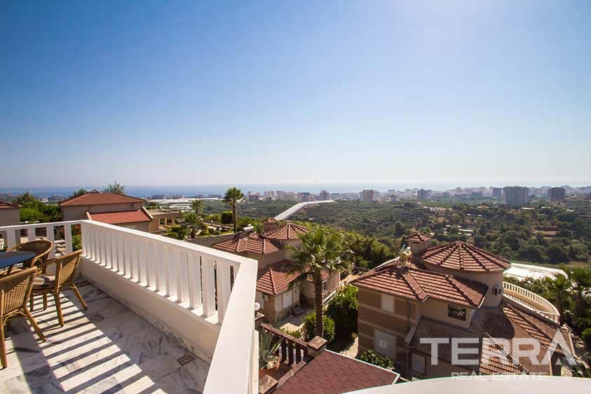 Sea view villas for sale in Alanya, Kargicak - 8823