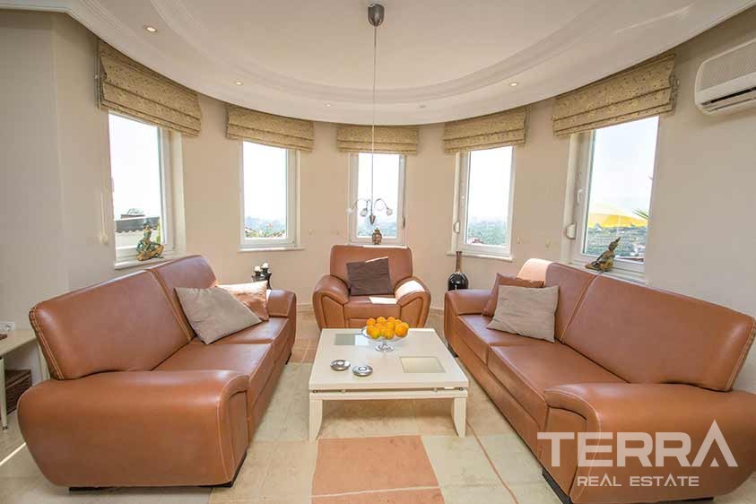 Sea view villas for sale in Alanya, Kargicak - 8829