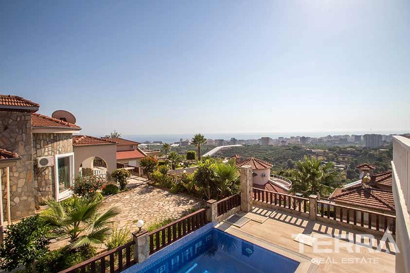 Sea view villas for sale in Alanya, Kargicak - 8848
