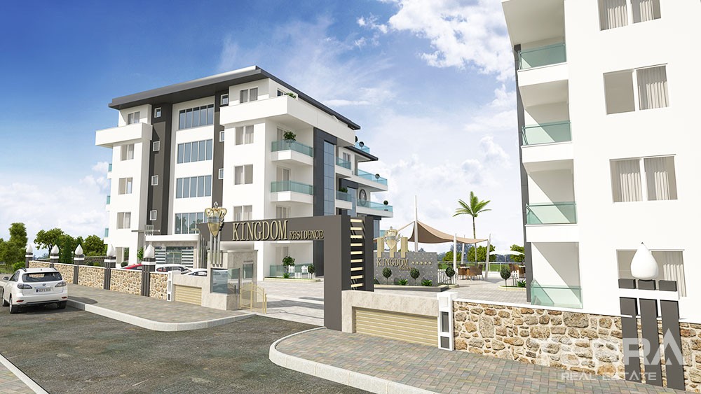 Luxury apartments with large terraces in Kestel, Alanya - 8889