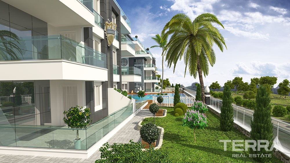 Luxury apartments with large terraces in Kestel, Alanya - 8893