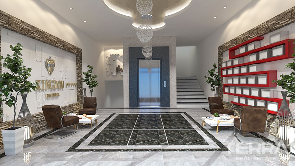 Luxury apartments with large terraces in Kestel, Alanya - 8923