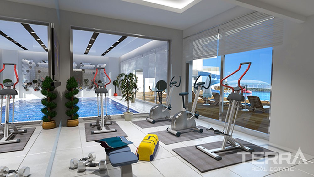 Luxury apartments with large terraces in Kestel, Alanya - 8926