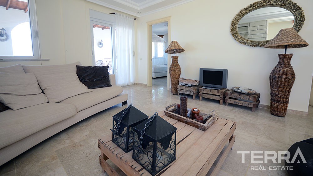 Sea view villa with private swimming pool in Alanya, Kargicak - 8944