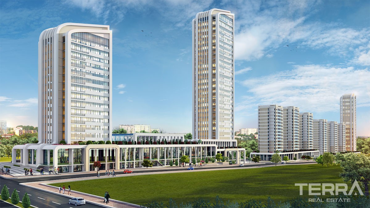 Geräumige Wohnungen zum Verkauf in Istanbul, Bahçesehir - 9073